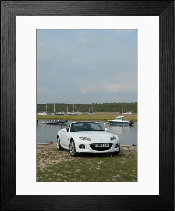 Framed Print : 2014 Mazda MX5 Roadster Coupe Framed Print : 2014 Mazda MX5 Roadster Coupe