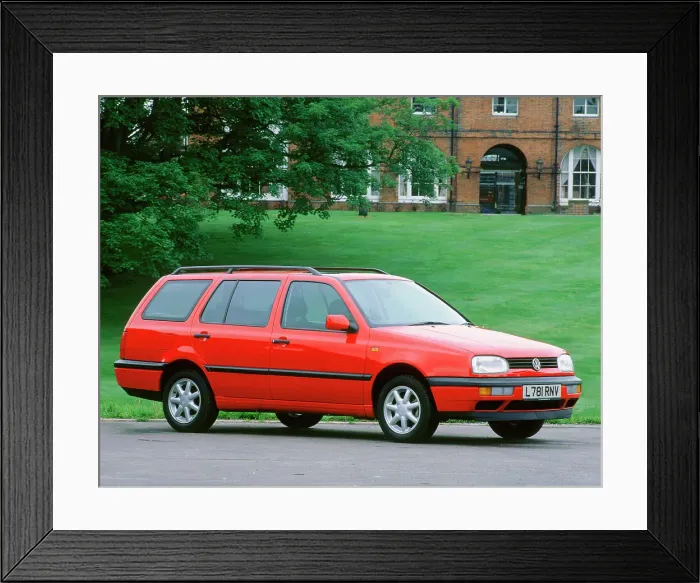 Framed Print : 1994 Volkswagen Golf GL Estate Framed Print : 1994 Volkswagen Golf GL Estate