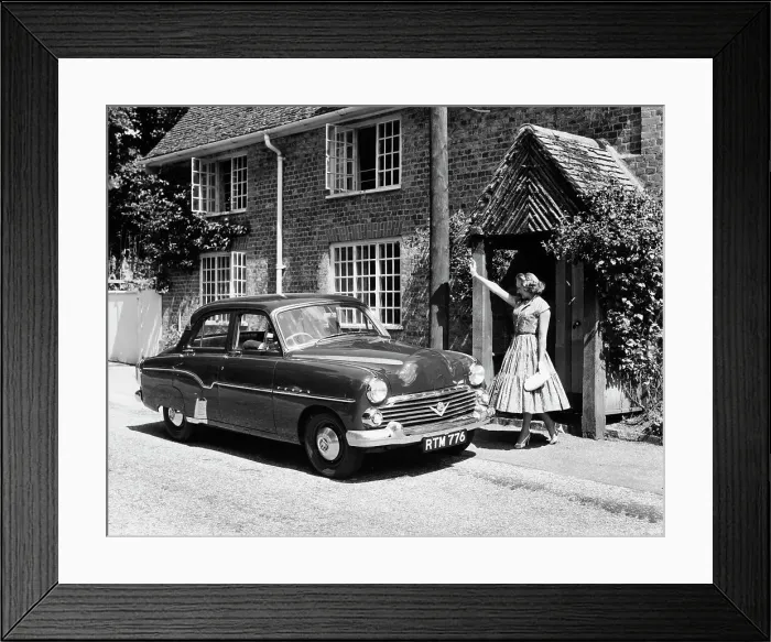 Framed Print : 1956 Vauxhall Velox, (c1956?) Framed Print : 1956 Vauxhall Velox, (c1956?)