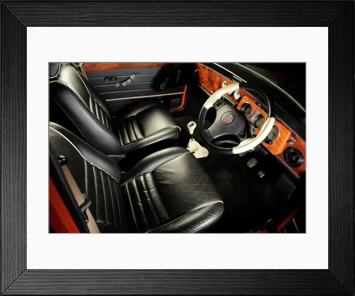 Framed Print : Rover Mini Cooper works 1998. Artist: Simon Clay