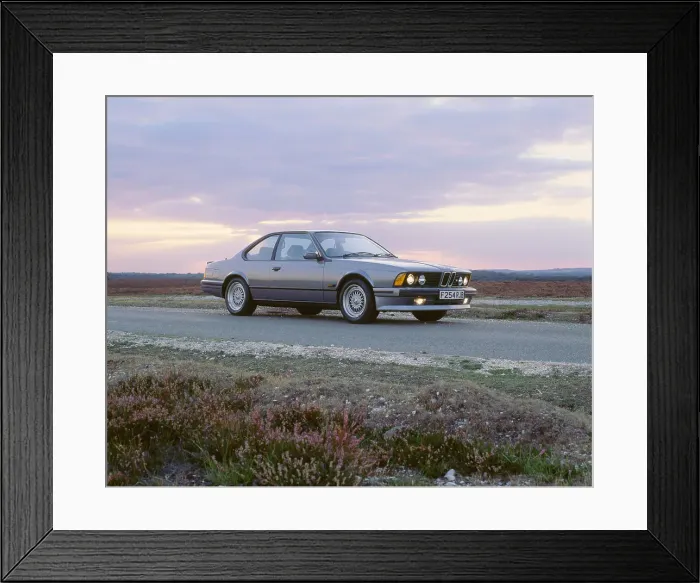 Framed Print : 1989 BMW M635 csi Framed Print : 1989 BMW M635 csi