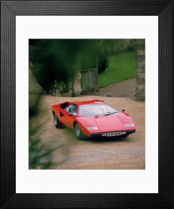 Framed Print : 1974 Lamborghini Countach Framed Print : 1974 Lamborghini Countach