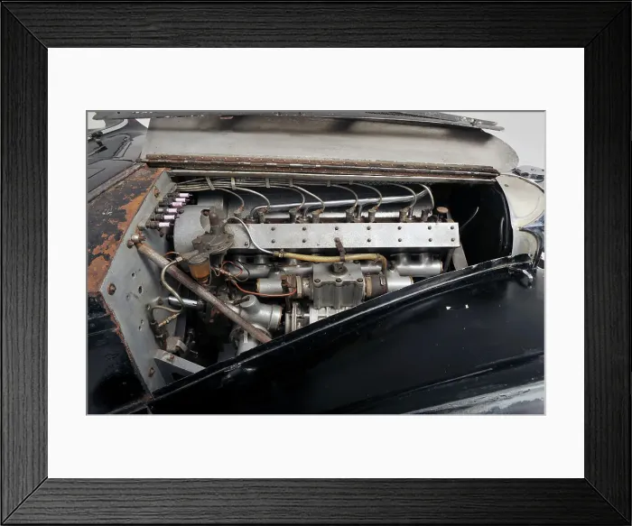 Framed Print : Bugatti type 57S 1937. Artist: Simon Clay Framed Print : Bugatti type 57S 1937. Artist: Simon Clay