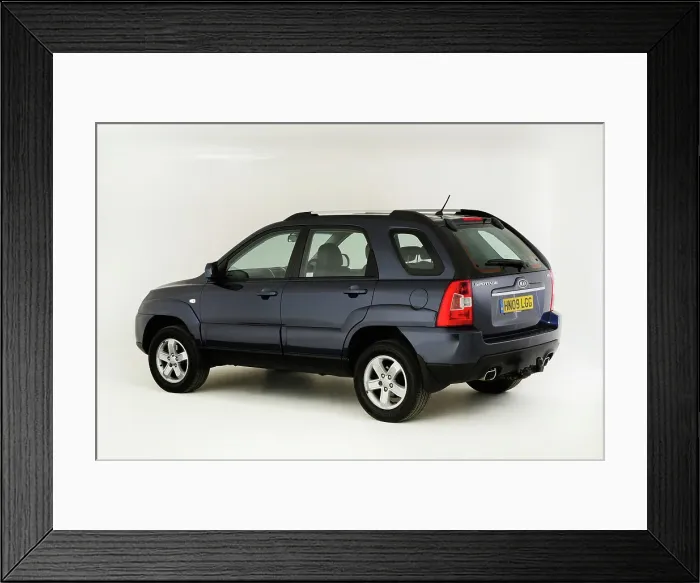 Framed Print : 2009 Kia Sportage XS Framed Print : 2009 Kia Sportage XS