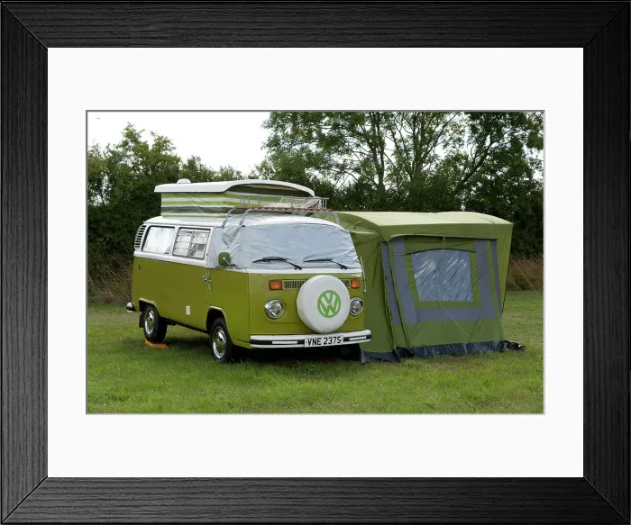 Framed Print : Volkswagen camper van at V Dub Island event, Isle of Wight 2013 Framed Print : Volkswagen camper van at V Dub Island event, Isle of Wight 2013