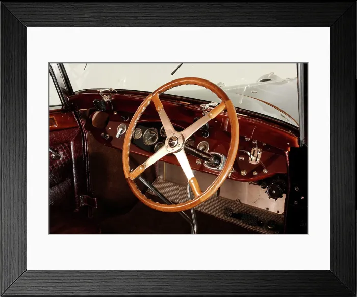 Framed Print : 1930 Bugatti Type 46 Faux Framed Print : 1930 Bugatti Type 46 Faux