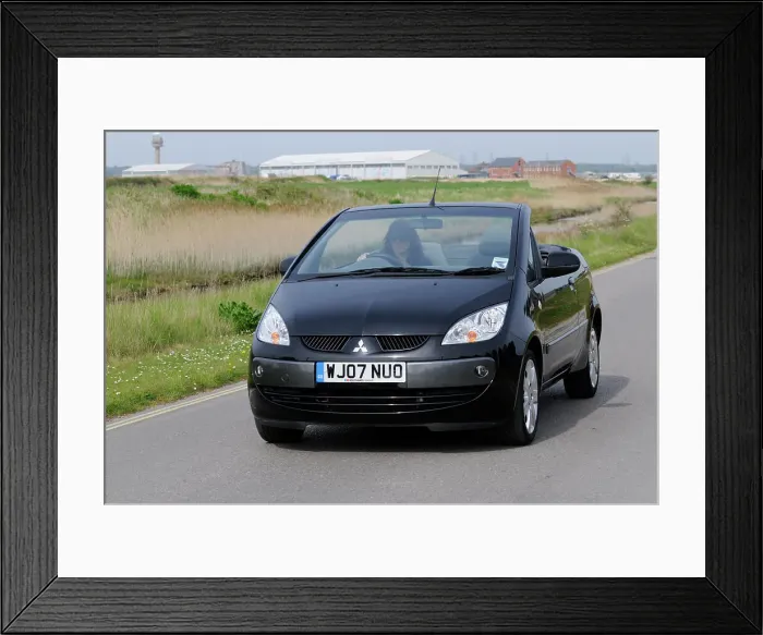 Framed Print : 2007 Mitsubishi Colt CZC Cabriolet Framed Print : 2007 Mitsubishi Colt CZC Cabriolet