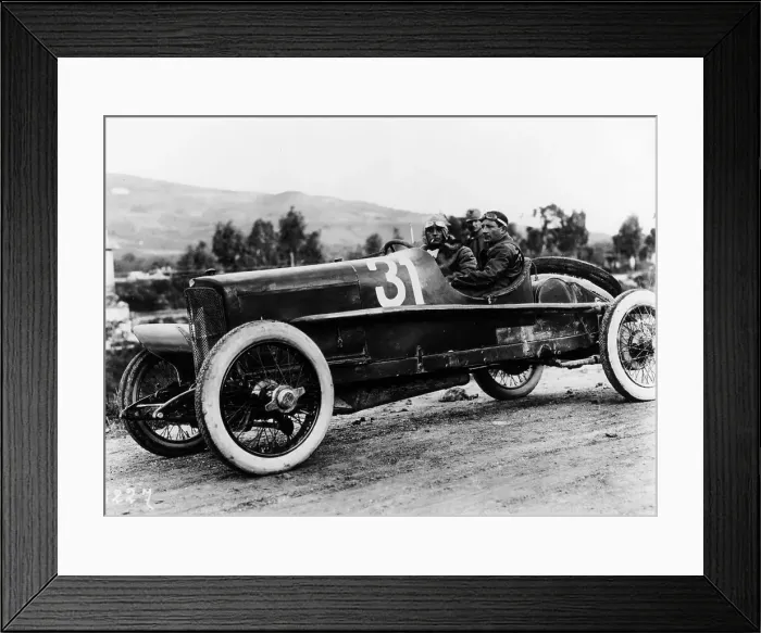 Framed Print : Wild driving an Itala 51, in the Targa Florio race, Sicily, 1922 Framed Print : Wild driving an Itala 51, in the Targa Florio race, Sicily, 1922