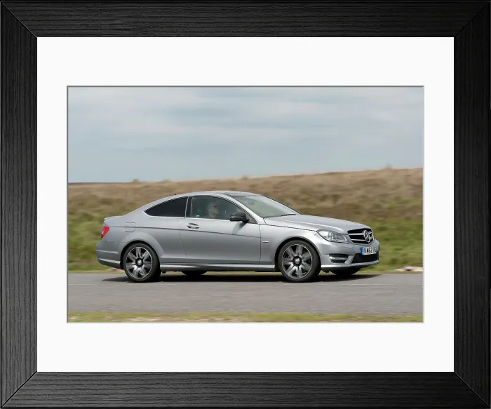 Framed Print : 2013 Mercedes Benz C250 Cdi Coupe AMG Sport Framed Print : 2013 Mercedes Benz C250 Cdi Coupe AMG Sport