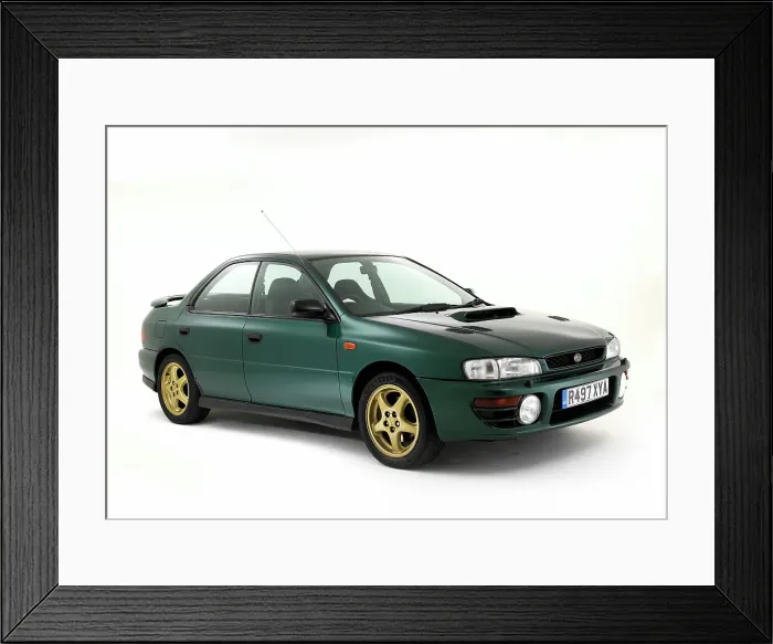 Framed Print : 1997 Subaru Impreza Turbo Framed Print : 1997 Subaru Impreza Turbo