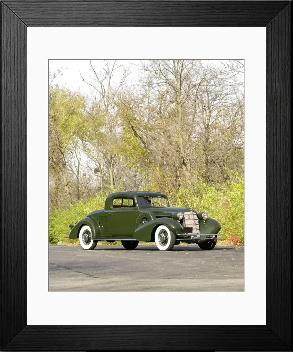 Framed Print : Cadillac V8 355d coupe by Fisher 1934. Artist: Simon Clay Framed Print : Cadillac V8 355d coupe by Fisher 1934. Artist: Simon Clay