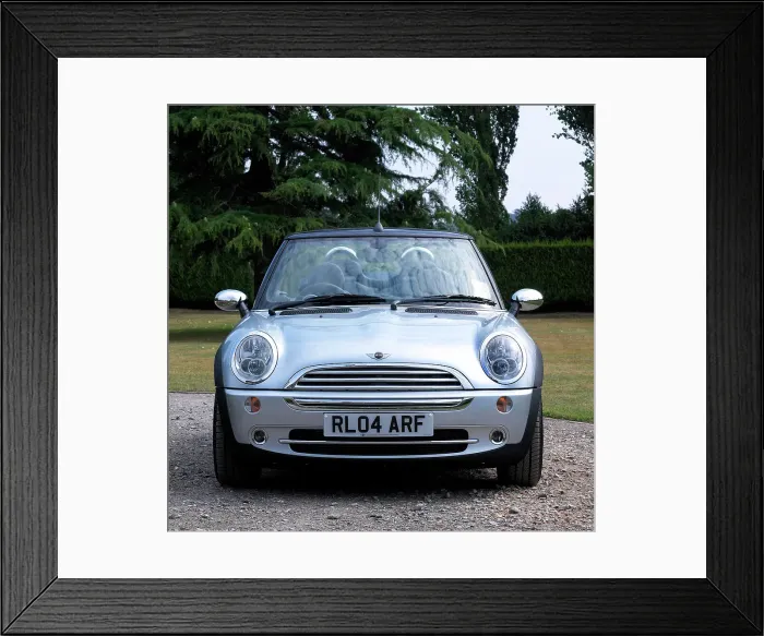 Framed Print : 2004 Mini Cooper Convertible Framed Print : 2004 Mini Cooper Convertible