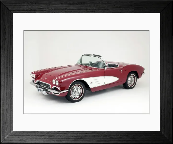 Framed Print : 1961 Chevrolet Corvette C1 Convertible Framed Print : 1961 Chevrolet Corvette C1 Convertible