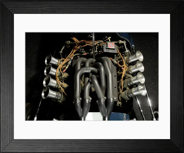 Framed Print : Gurney Eagle racing car 1966. Artist: Simon Clay Framed Print : Gurney Eagle racing car 1966. Artist: Simon Clay