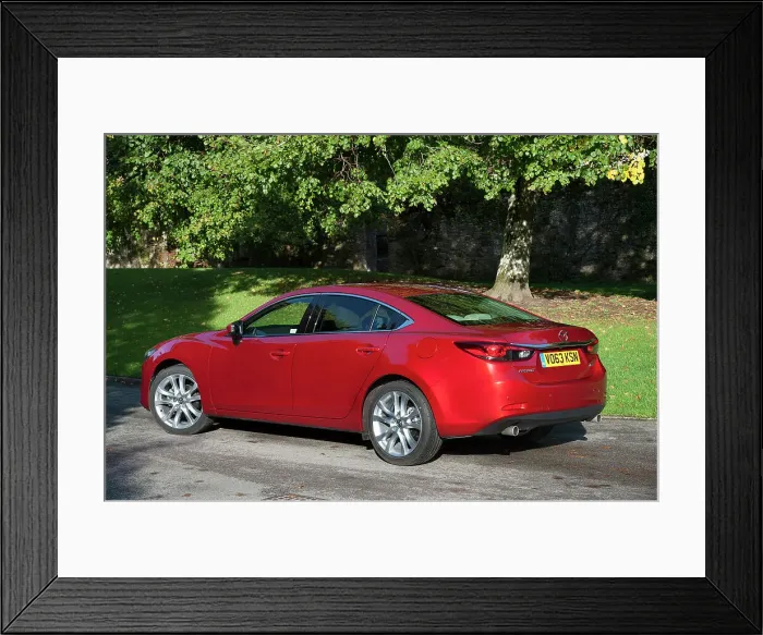 Framed Print : 2013 Mazda 6 2.2D Sport Nav Framed Print : 2013 Mazda 6 2.2D Sport Nav