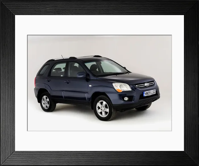 Framed Print : 2009 Kia Sportage XS Framed Print : 2009 Kia Sportage XS
