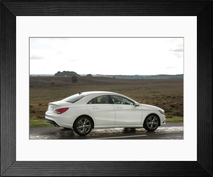 Framed Print : 2013 Mercedes Benz CLA 180 Sport Framed Print : 2013 Mercedes Benz CLA 180 Sport