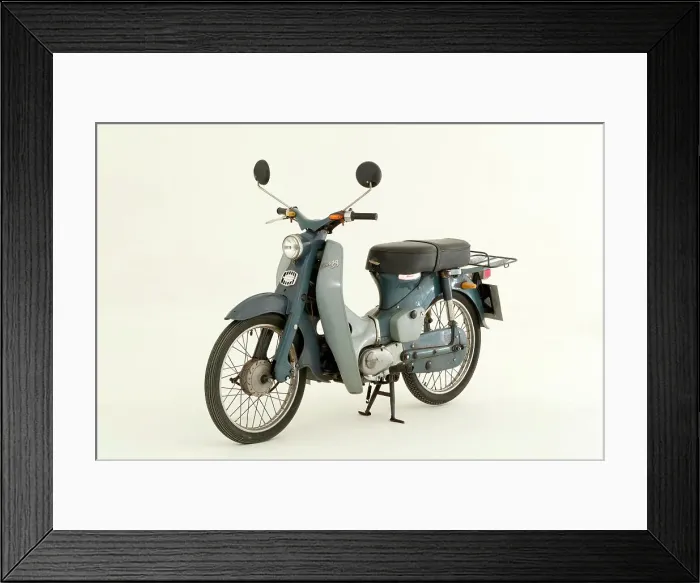 Framed Print : 1964 Honda C50 scooter Framed Print : 1964 Honda C50 scooter