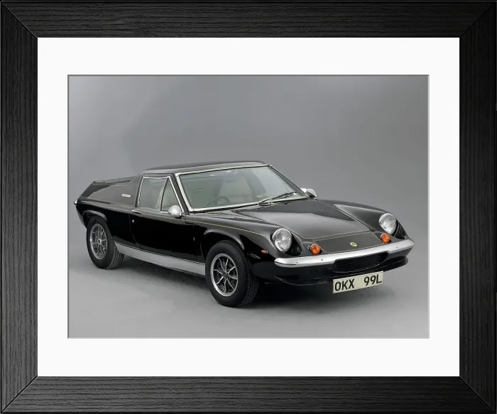 Framed Print : 1977 Lotus Europa JPS Special Framed Print : 1977 Lotus Europa JPS Special