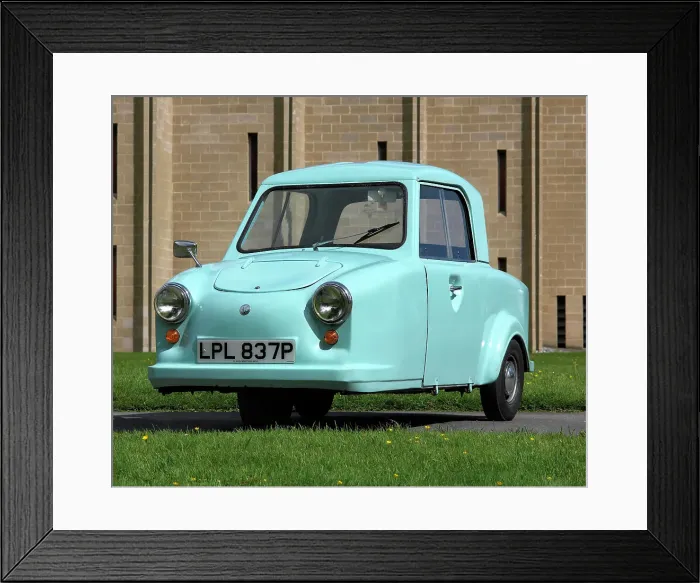 Framed Print : 1976 AC model 70 invalid carriage Framed Print : 1976 AC model 70 invalid carriage