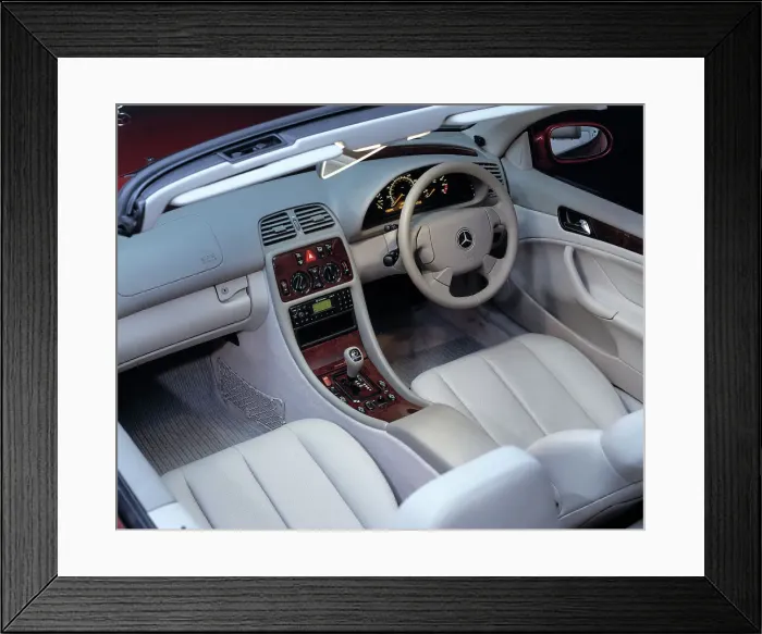 Framed Print : 1999 Mercedes Benz CLK 320 cabriolet Framed Print : 1999 Mercedes Benz CLK 320 cabriolet