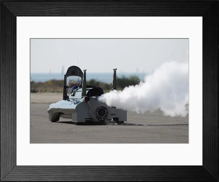 Framed Print : British Steam Car Challenge testing at Thorney Island Framed Print : British Steam Car Challenge testing at Thorney Island