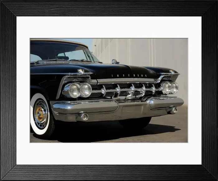 Framed Print : Chrysler Imperial convertible 1959. Artist: Simon Clay Framed Print : Chrysler Imperial convertible 1959. Artist: Simon Clay
