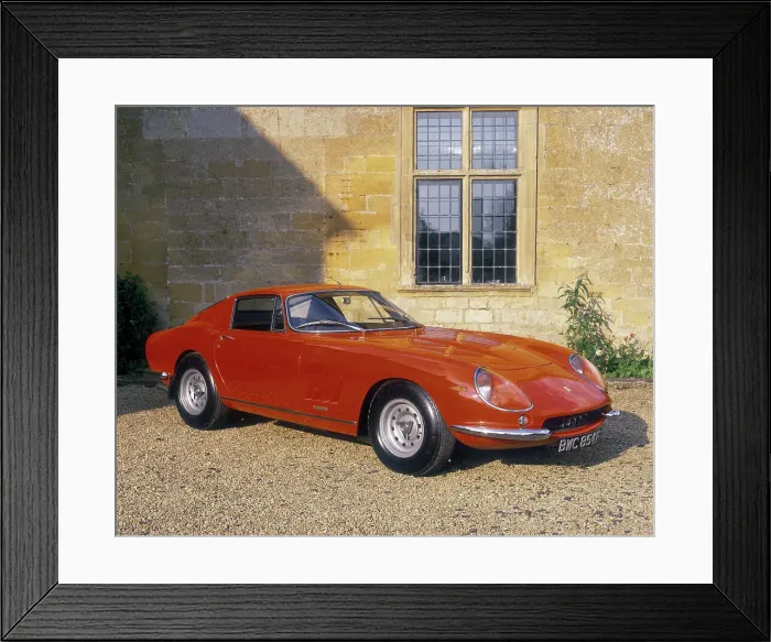 Framed Print : 1968 Ferrari 275 GTB Framed Print : 1968 Ferrari 275 GTB