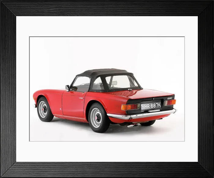 Framed Print : 1972 Triumph TR6 Framed Print : 1972 Triumph TR6