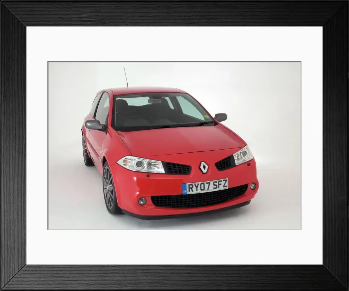 Framed Print : 2007 Renault Megane Sport Framed Print : 2007 Renault Megane Sport