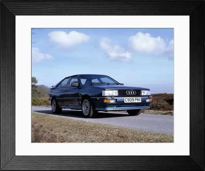 Framed Print : 1986 Audi Quattro Framed Print : 1986 Audi Quattro