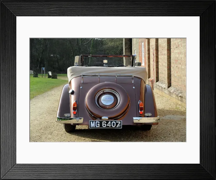 Framed Print : 1939 Railton Fairmile Series 3 Straight Eight Framed Print : 1939 Railton Fairmile Series 3 Straight Eight