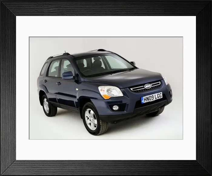 Framed Print : 2009 Kia Sportage XS Framed Print : 2009 Kia Sportage XS