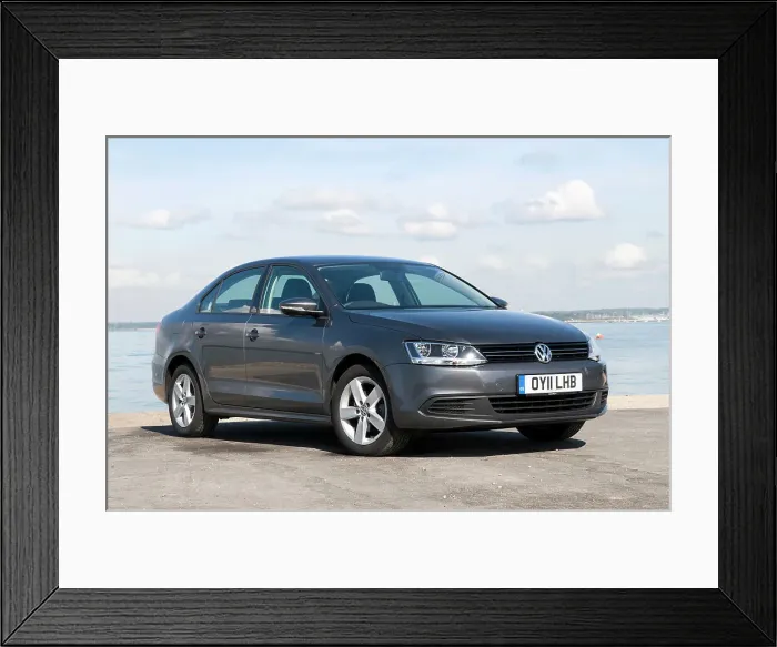Framed Print : 2011 Volkswagen Jetta SE 1.6 Tdi Framed Print : 2011 Volkswagen Jetta SE 1.6 Tdi