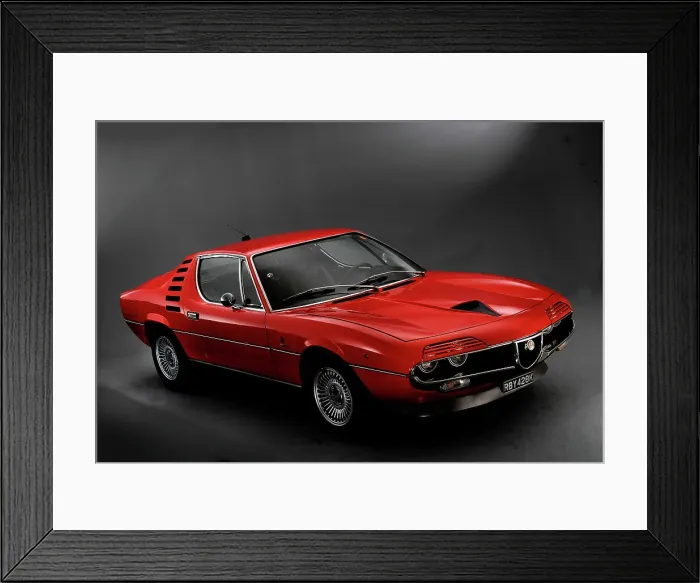 Framed Print : 1973 Alfa Romeo Montreal Framed Print : 1973 Alfa Romeo Montreal