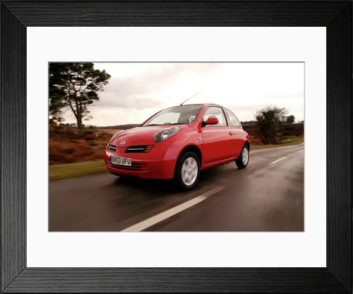 Framed Print : 2003 Nissan Micra Dci Framed Print : 2003 Nissan Micra Dci