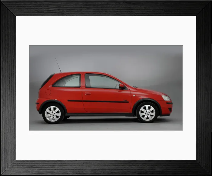 Framed Print : 2005 Vauxhall Corsa 1.2 Framed Print : 2005 Vauxhall Corsa 1.2