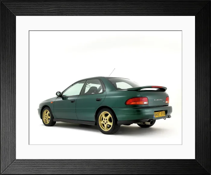 Framed Print : 1997 Subaru Impreza Turbo Framed Print : 1997 Subaru Impreza Turbo