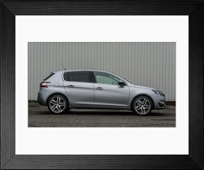 Framed Print : 2014 Peugeot 308 THP 156 Feline Framed Print : 2014 Peugeot 308 THP 156 Feline