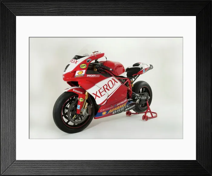 Framed Print : 2006 Ducati 999 Xerox, Troy Bayliss Superbike.Moto GP championship winner Framed Print : 2006 Ducati 999 Xerox, Troy Bayliss Superbike.Moto GP championship winner