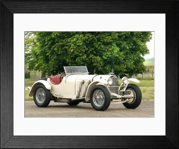 Framed Print : 1929 Mercedes Benz SSK Roadster Framed Print : 1929 Mercedes Benz SSK Roadster