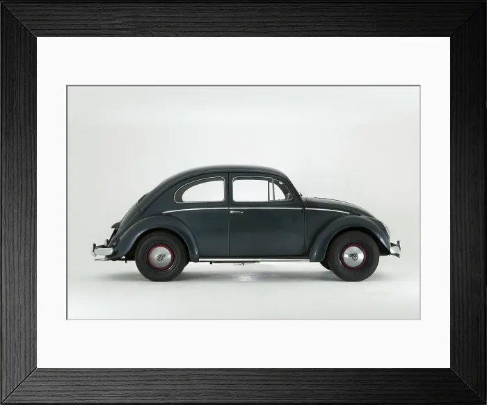 Framed Print : 1953 Volkswagen Beetle Export Framed Print : 1953 Volkswagen Beetle Export