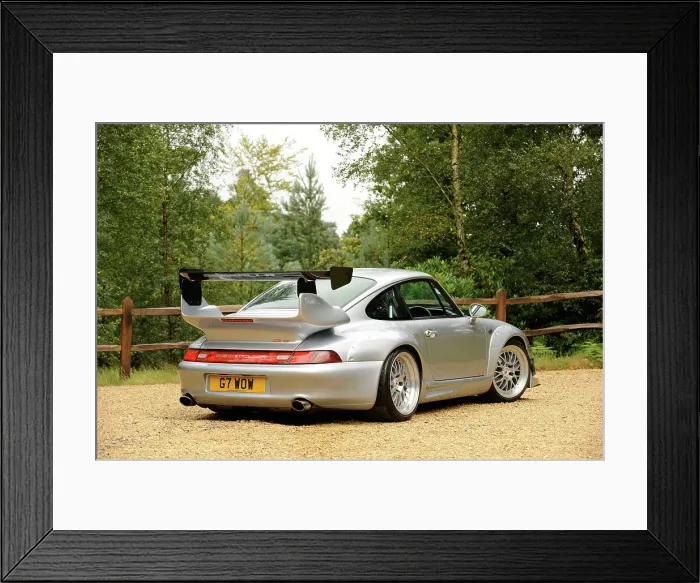Framed Print : 2006 Porsche Gemballa 600 GTR. Artist: Simon Clay Framed Print : 2006 Porsche Gemballa 600 GTR. Artist: Simon Clay