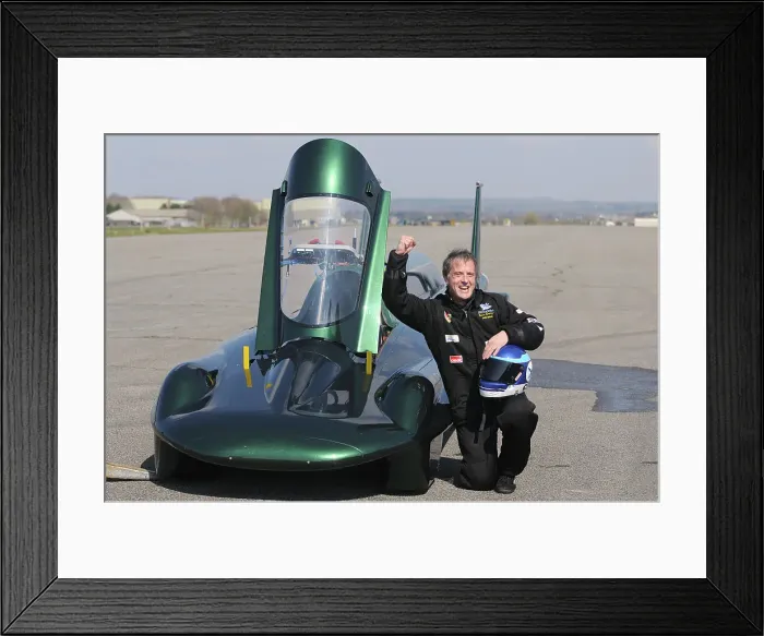Framed Print : British Steam Car Challenge testing at Thorney Island Framed Print : British Steam Car Challenge testing at Thorney Island