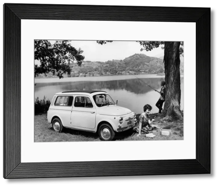Framed Print : Fiat 500 Giardiniera, c1962 Framed Print : Fiat 500 Giardiniera, c1962