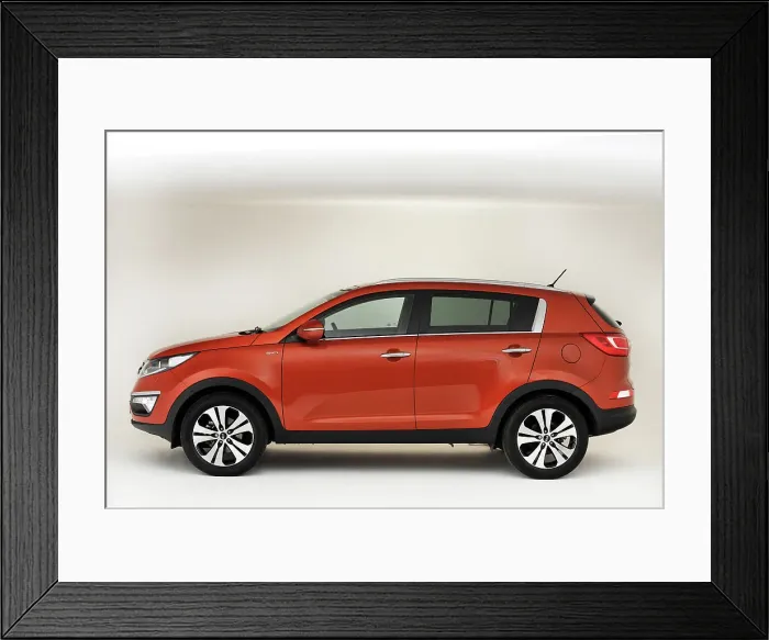Framed Print : 2013 Kia Sportage Framed Print : 2013 Kia Sportage
