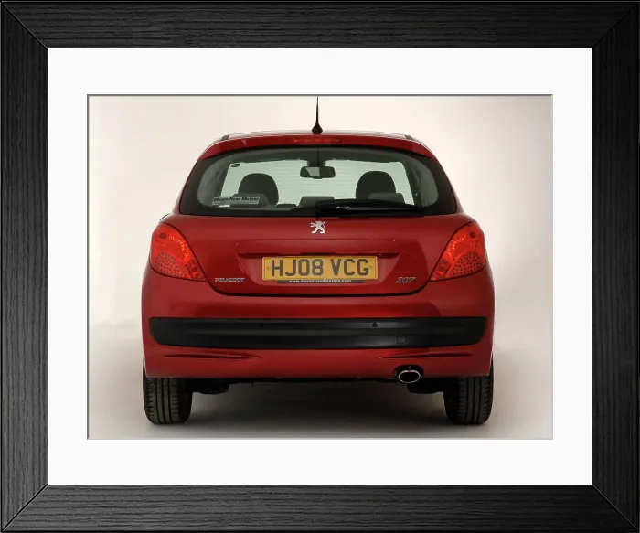 Framed Print : 2008 Peugeot 207 Framed Print : 2008 Peugeot 207