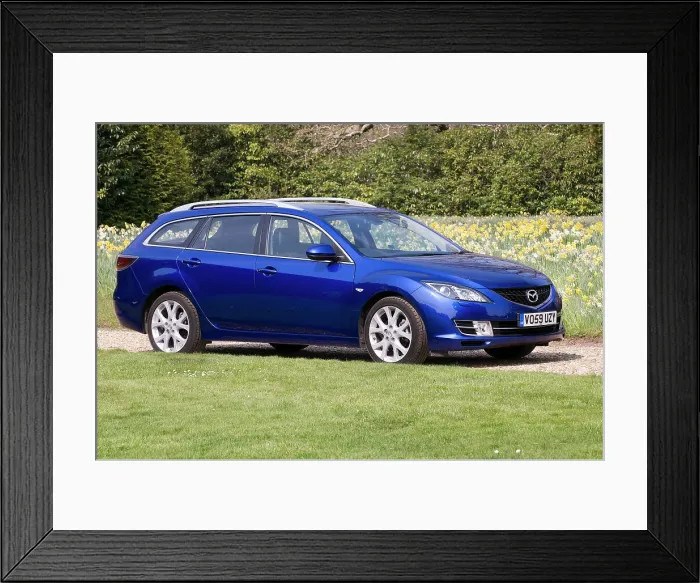Framed Print : 2010 Mazda 6 SL Estate Framed Print : 2010 Mazda 6 SL Estate