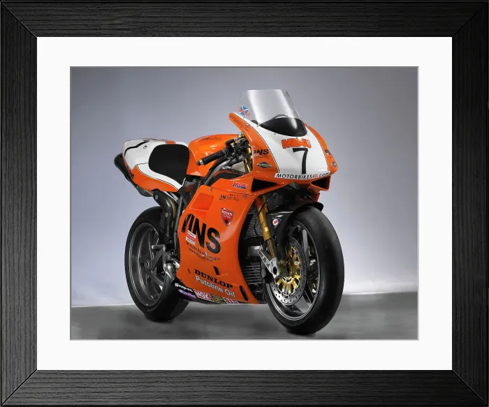 Framed Print : 2000 Ducati racing bike Framed Print : 2000 Ducati racing bike