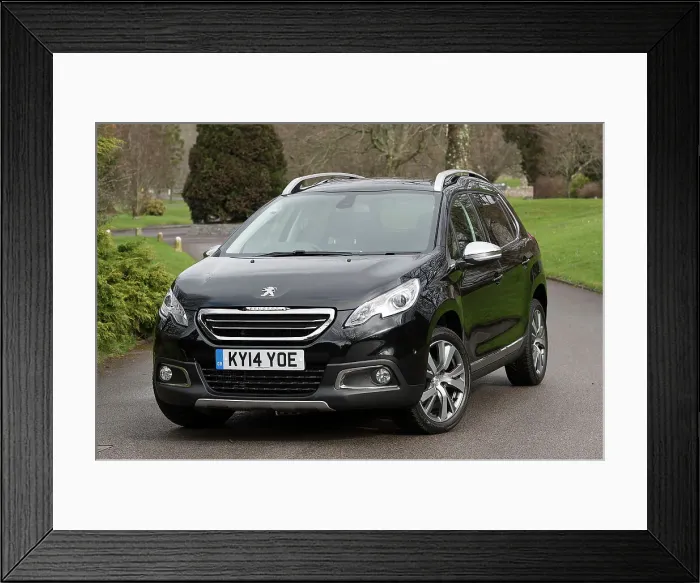 Framed Print : 2014 Peugeot 2008 Hdi Feline Framed Print : 2014 Peugeot 2008 Hdi Feline
